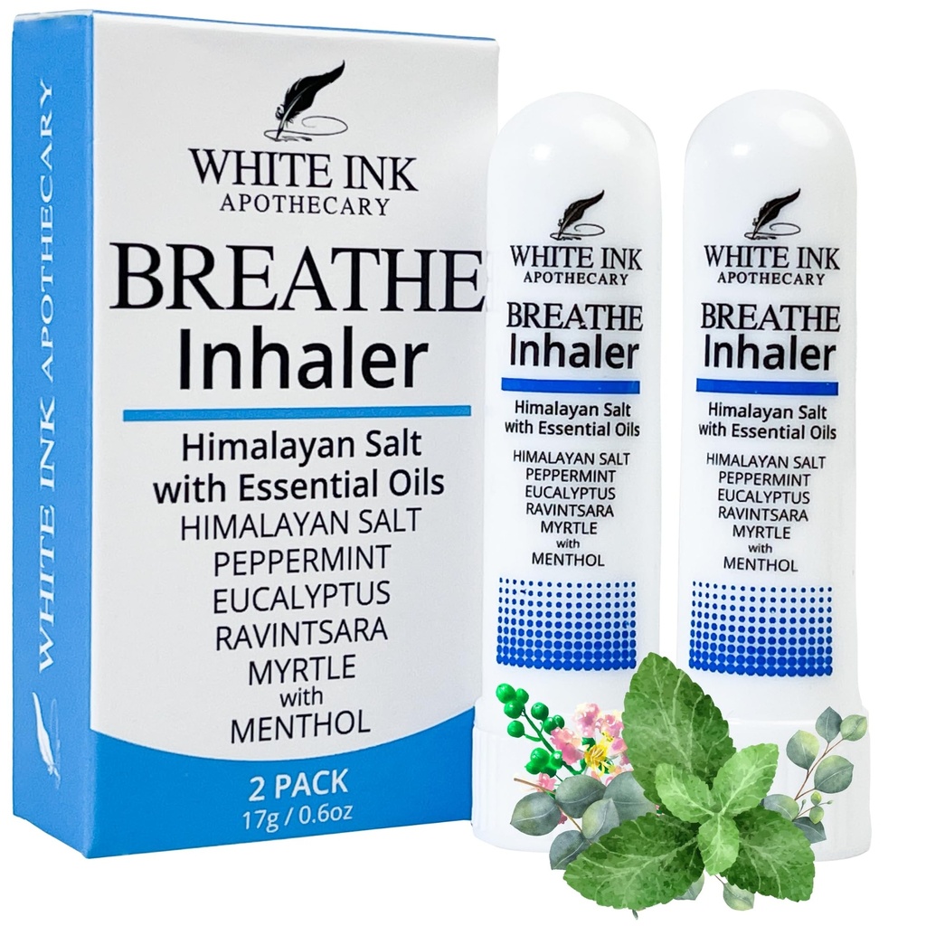 White Ink Breaty 124; Natural Estile Inhaler Eucalyptus Peppermint 124; Kontraffic 124; Allergy 124; Focus 124; Aromatherapy Sinus Relief (2)