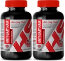 Folic Acid Organic - Anti Rambut Abu-abu Formula Alam - Bantuan Kesehatan Skin (2 Botol)