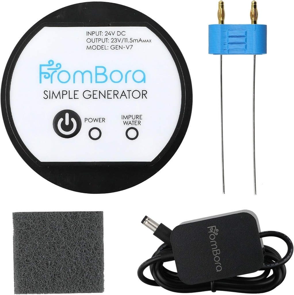 Koluidal Silver Generator Kit - 99,99% (Ag) Rods, TDS Meter Colloidal Silver Machine, Indicator Air Ionizer Air Mesin untuk Rumah, Travel Bag, Dasar