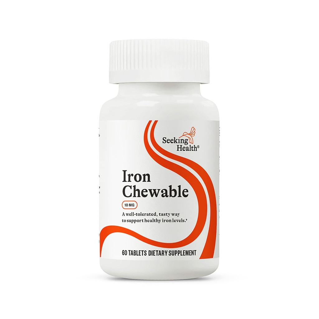 Mencari Iron Kesehatan Dapat Disalurkan - Tambahan Mineral untuk Mendukung Metabolisme Sehat - Tambahan Fungsi Otot di Tambahan Dukungan Pria & Women - 10 mg, 60 Tablet