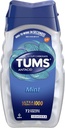 TUMS Ultra Energy Chewable Antax Tablet for Heartburn Relief, Peppermint - 72 Count