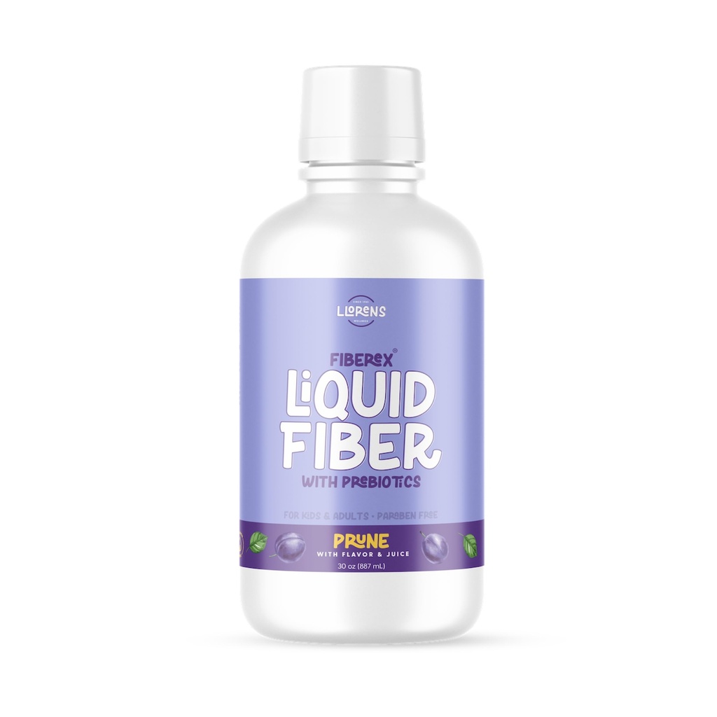 LLORENS PHARMACEUTITAL Liber 15 Grams Soluble Fiber, No Sugar, Regularitas dan Soft Stools - Prune Flavor - 30 FL oz