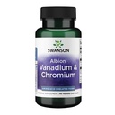 Swanson Albion Chandated Vanadium dan Chromium 60 Veg Capsules