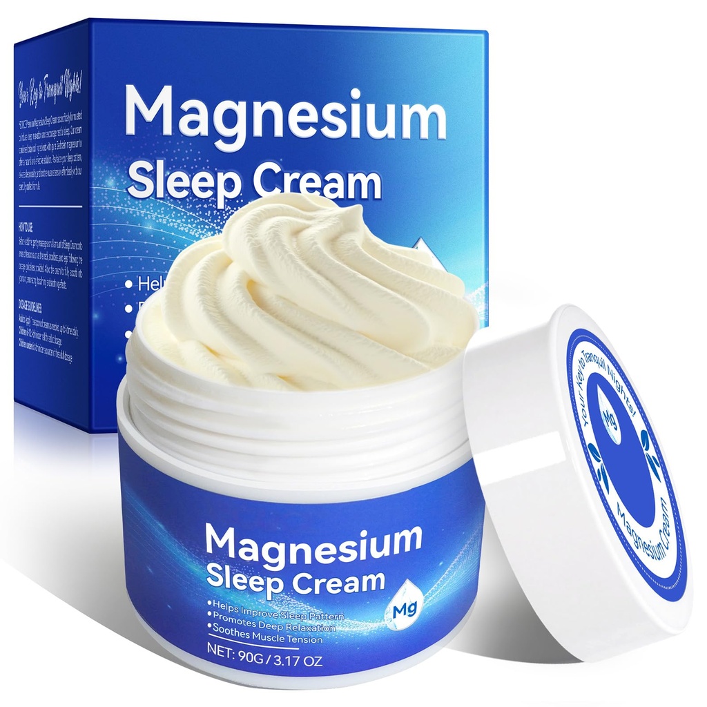 Magnesium Oil untuk Feet, Topical Magnesium Cream, Konsentrasi Tinggi Genuine Zechstein