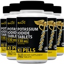 Fusion Alam Potasium Iodide Tablet (Paket 5) 130mg - 700 Tablet EXP 10 / 2032 - YODO Naciente - KI Pil - Yoduro de Potasio