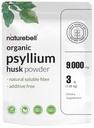 NatureBell Psyllium Husk Fiber Suplement, 9000mg Per Serving, 3lb (48oz) Powder 124; Organic Soluble Fiber for Digetical Health 124; Plant - Based, Unflashbored, Non-GMO, Gluten- Free