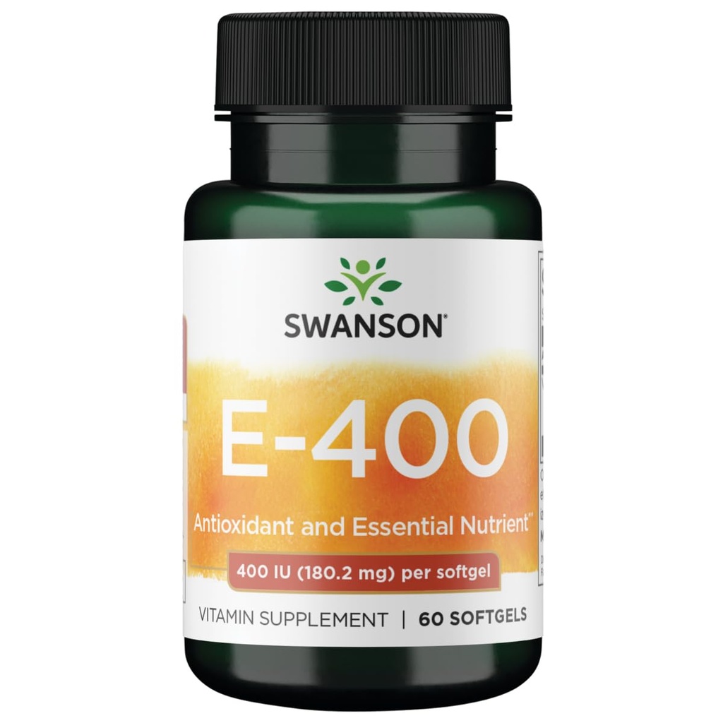 Swanson Vitamin E 400 Iu 400 Iu (268 juta) 60 Sgels
