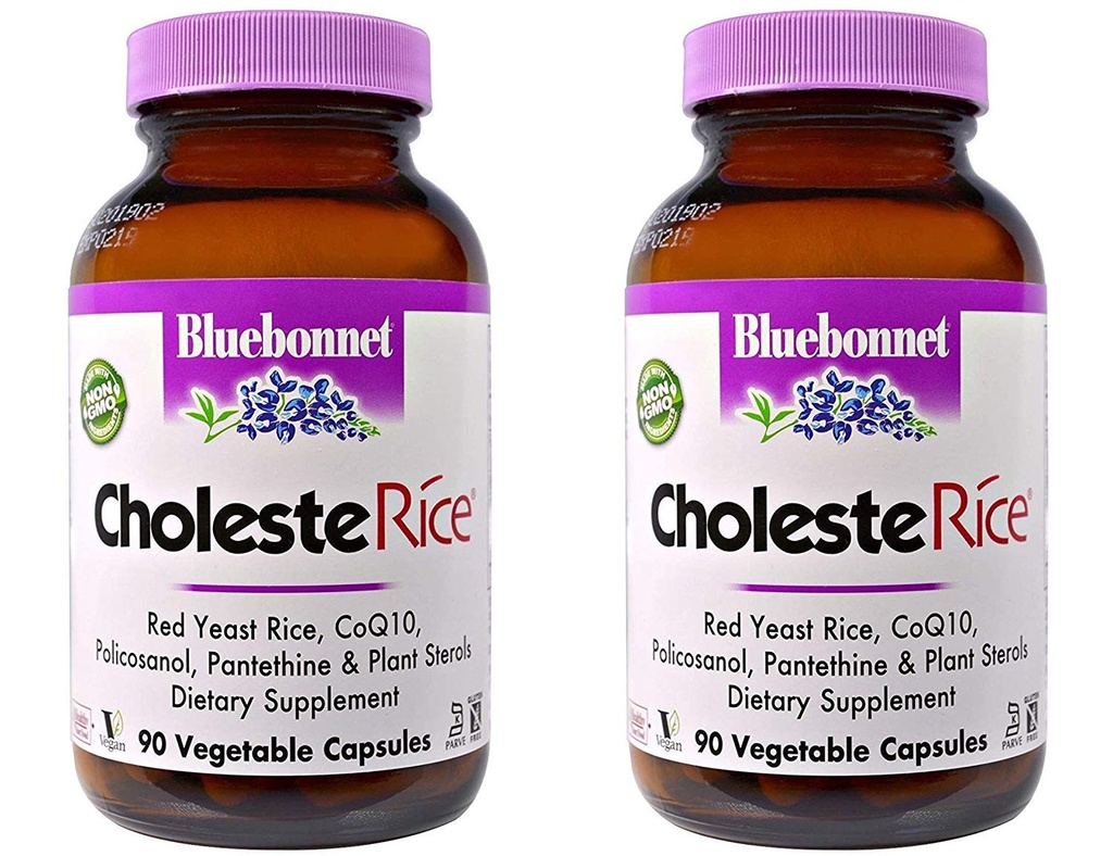 Nutrition Bluebonnet, CholesteRice, 90 Veggie Caps - 2pc