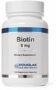 Laboratorium Douglas Biotin 8 mg 124; Vitamin B7 untuk mendukung Produksi Enzyme dan Fungsi Nerve 124; 120 Kapsul