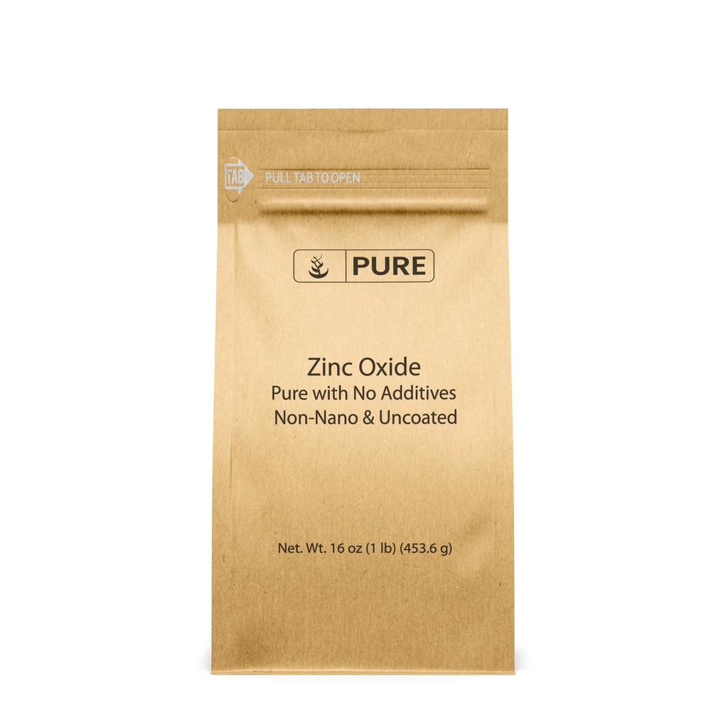 Murni Ingrediens Zinc Oxide, Eco- Friendly Packaging, Non- Nano (1 Pound)