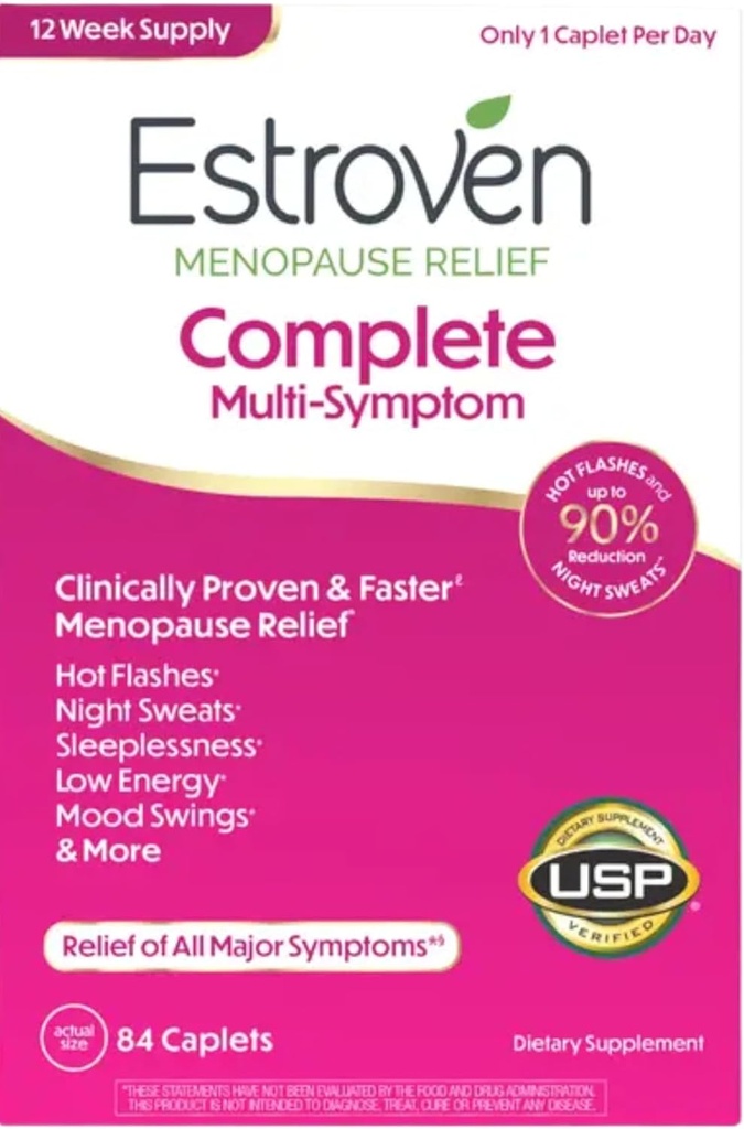 Nilai Pack - Lengkap Multi- Symptom Menopause Tambahan untuk Perempuan, 84 Ct.