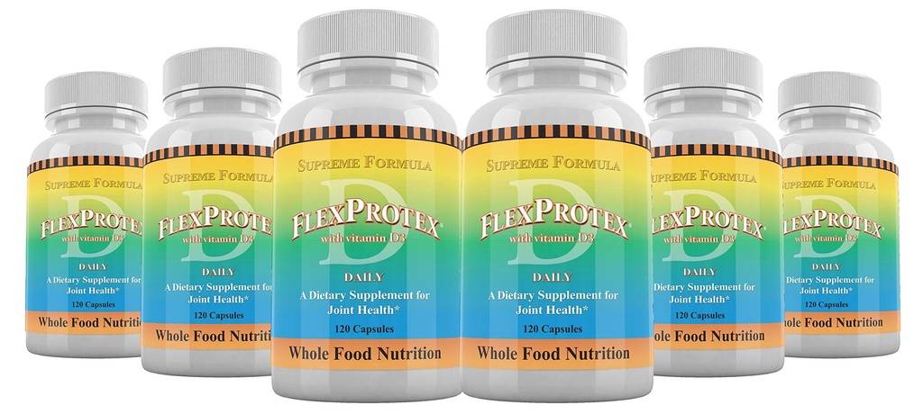 Kesehatan Harian, Flexprotex D 6 Botol 720 Kapsul