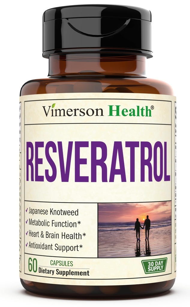 Jepang Knotweed Capsules - Reveratrol Tambahan dengan 1000mg Jepang Knotweed, Green Tea Extract, Quercetin, Grape Extract. Scan Antioksidan untuk Dukungan Penuaan & Kardiovaskular. 60 Caps