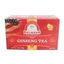 Baumann Premium American Ginseng Tea Bags (20 Tea Bags) - Authentic Panax Wisconsin Grown Panax Herbal Tea - Tea Hijau Sehat dengan Antiokidant Ginsenosides untuk Enhanced Focus & Energy