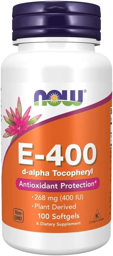 Sekarang Foods Vitamin E- 400 Campuran Tokopherol - 100 Softgels