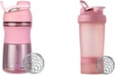 BlenderBottle SportMixer Shaker Bottle and ProStak System for Protein Shakes and Supplemen Penyimpanan