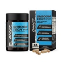 OONNIT Shroom Tech Sport Exercise Support Daily Capsules, Pre Workout Suplemen dengan Jamur Cordyceps, Caffeine- Free Dietary Supplemen Harian Energy, 84 Count
