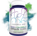 Nootropics Depot NADH + Chlorophill 10mg Capsules 124; Nicotinamide Adenine Dinucleotide 20mg 14; Chlorella vulgaris (Broken Cell) 400mg Energy, Mental Clarity, & Heally Aging, 90 Count