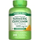 Kompleks Curcumin Nature 's Truth Turmeric Sufcumin Tambahan 124; dengan Ekstrak Pepper Hitam, Ginger & Astragalus 124; 200 Rapid Lepaskan Softgeels 124; Non-GMO dan Gluten Bebas