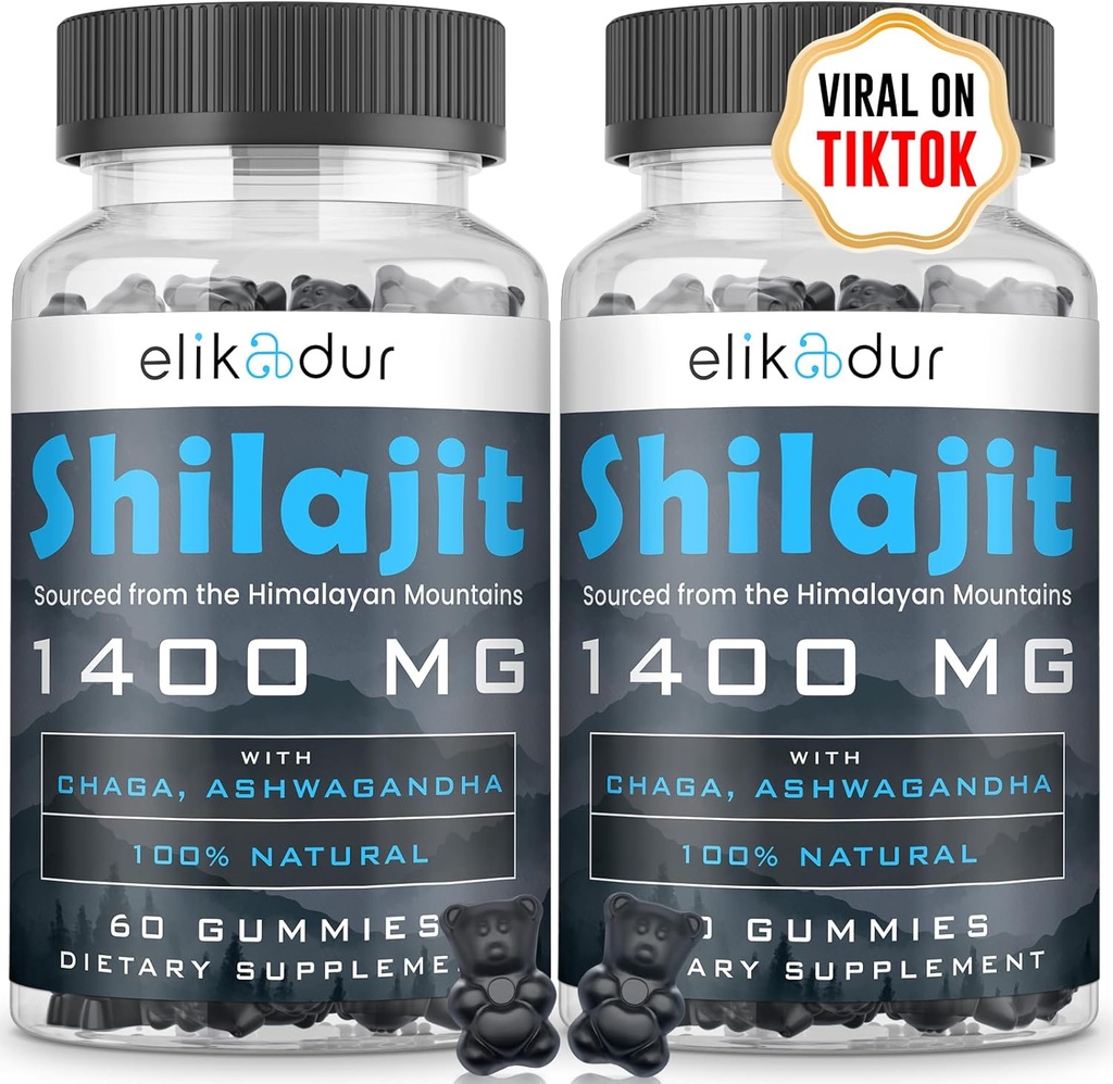 84.000 MG Amoranic Shilajit Gummies dengan 85 + Trace Mineces, Fulvic Acid, Shilajit for Men & Women, Energy & Imune Dukung, Population Gold Tingkat Tinggi, Sugar- Free, Vegan, 100% Atural 120 Gummies