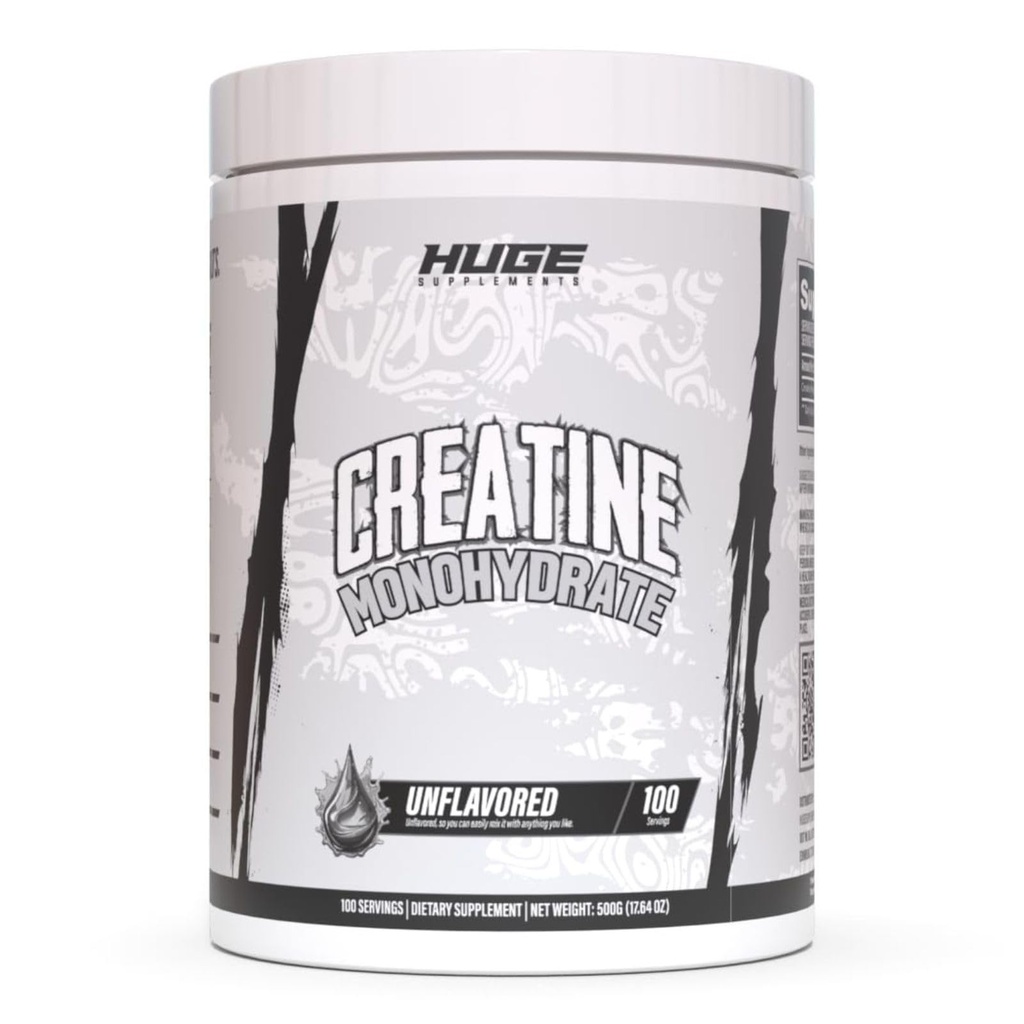 Pure Micronized Creatine Monohydrate Powder - Third Party Test, 500 Grams, Micronized for Optimal Absorpsi, Clinically Dosed, No Addonves, Unpastened & Easy to Mix (100 Servings)
