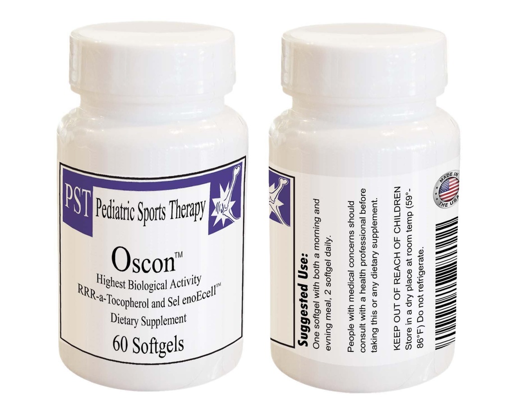 Oscon 60 ct - RRR A- tocoherol & Selenium Nutraceutical Suplement...