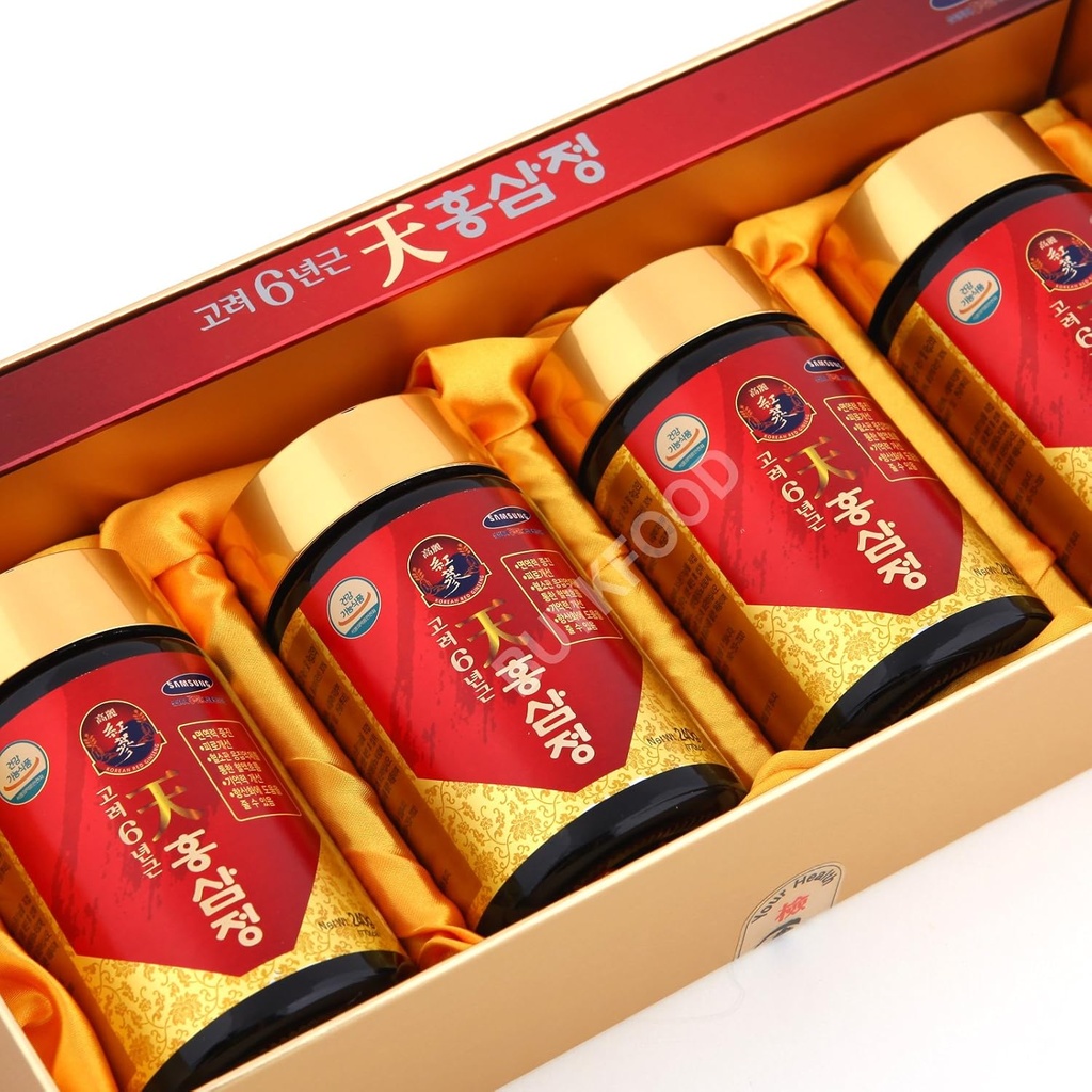 Root Red Ginseng Gold Extract Korea, 240g (8.5oz) X 4ea, Saponin, Panax