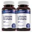 Lithium Orotasi Tambahan 10mg, 60 Vegetarian Capsules. Support Memory and Emotional Wellness. Magnesium Stearate Free Suplemen. (2)