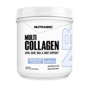NutraBio Multi Collagen Powder-Hydrolyzed Collagen Peptides for Glowing Hair & Skin- Grass- Fed- Kolagen Powder untuk Perempuan dan Men- 40 Hamba