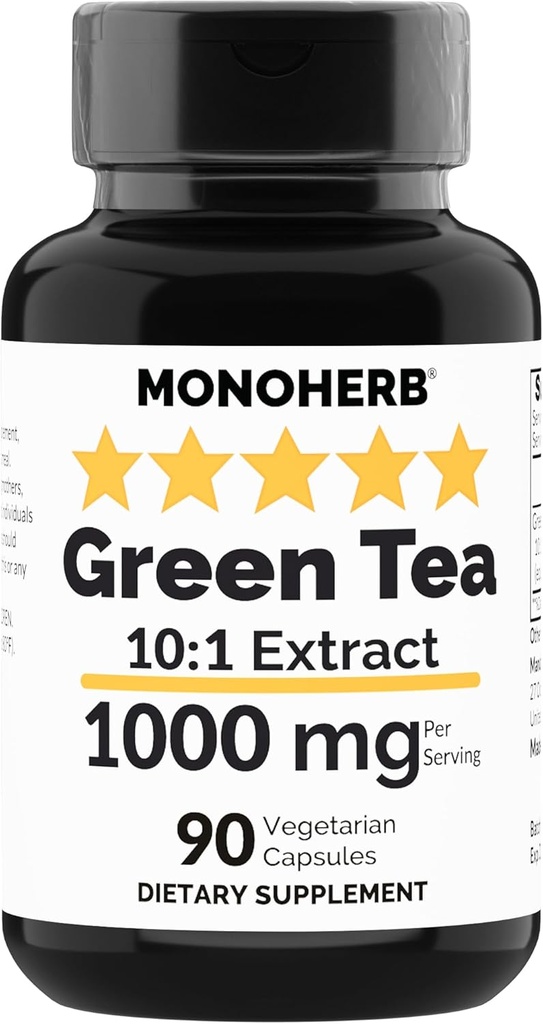MontaHERB Green Tea Extract 1000 mg - 90 Vegetarian Capsules