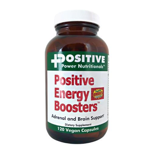 Senjata Energi Positif VitaBoost - Suplemen Energi Alam dengan Herbs, B12, Bee Pollen, Jitter - Free Smooth Energy, Quick & Safe, No Caffeine, Ephedra, atau Guarana (120)