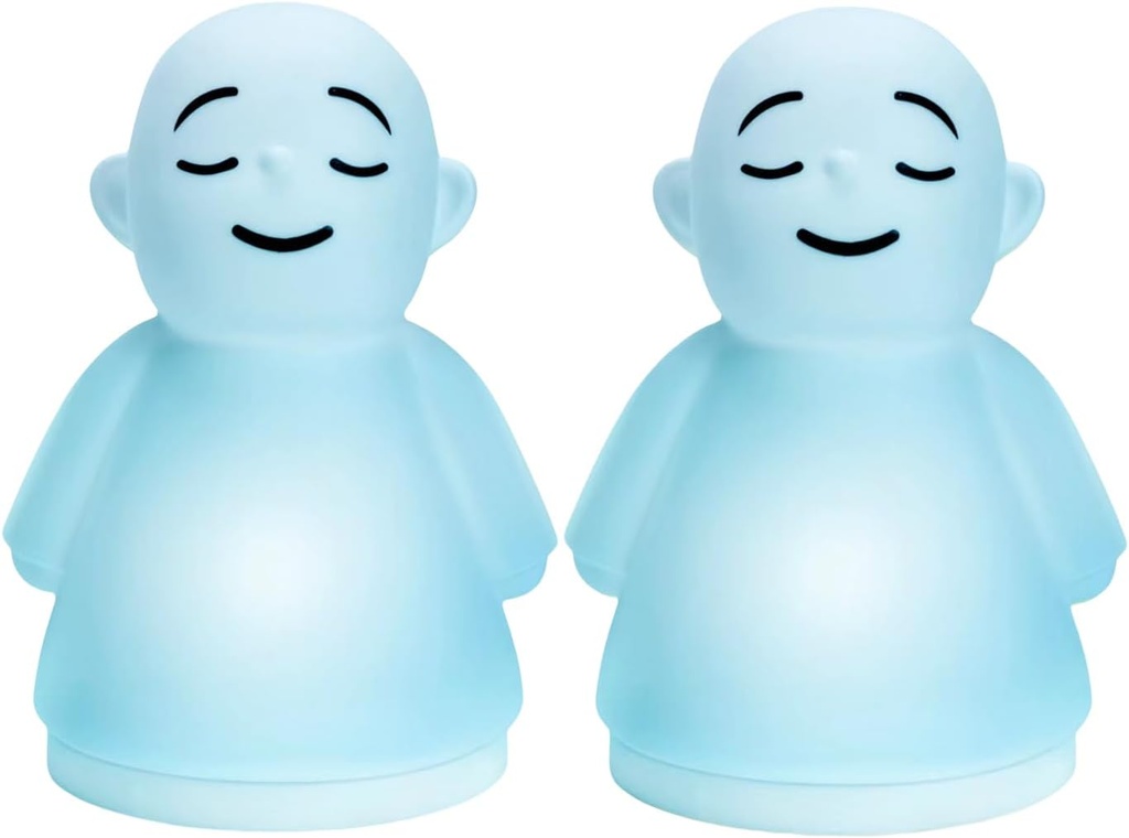 Set dari 2 Mindfulness Meditation Anxiety & Stress Relief Tool, Relaxing Item for Dewata Kids, Upgraded 2 in 1 Touch Breathing Night Light