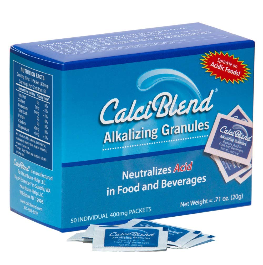 Alkulisasi Granules 50 Pack Box - Food & Beverage Acid Reducer - Promotes Digetical and Urinary Tract Health, Restore Electrolites, Aids pH Saldo - All- Natural, Sugar & Calorie Free