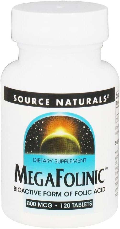 Sumber MetaFolic 800mcg Acid Folic, Brain & Cell Health - 120 tablet