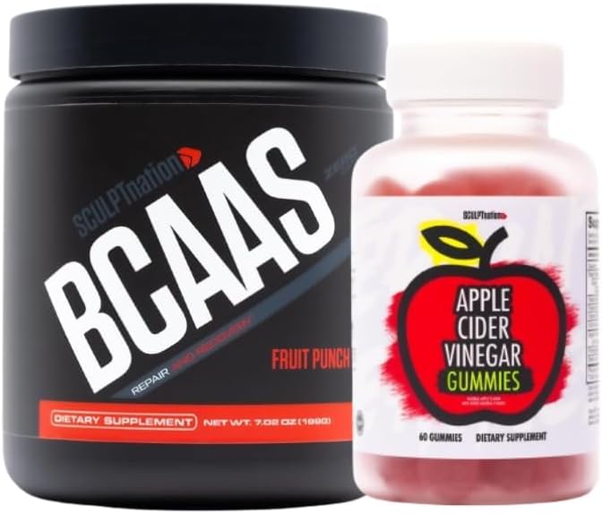 Skulpt Nation by V Shred BCAA Powder and Apple Cider Vinegar Bundle