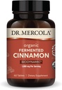 Cinnamon Seram Organik Mercola - Mendukung Kesehatan Metabolik - Tinggi - Ekstrak Cinnamon Flavonoid - USDA Organik, Non- GMO, Bebas & Soy - 90 Tablet