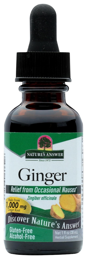 Nature 's Respons Alcohol- Free Ginger Root, 1-Fluid Ounce 124; Inflammatory Dupport N124; Support Ditraffic