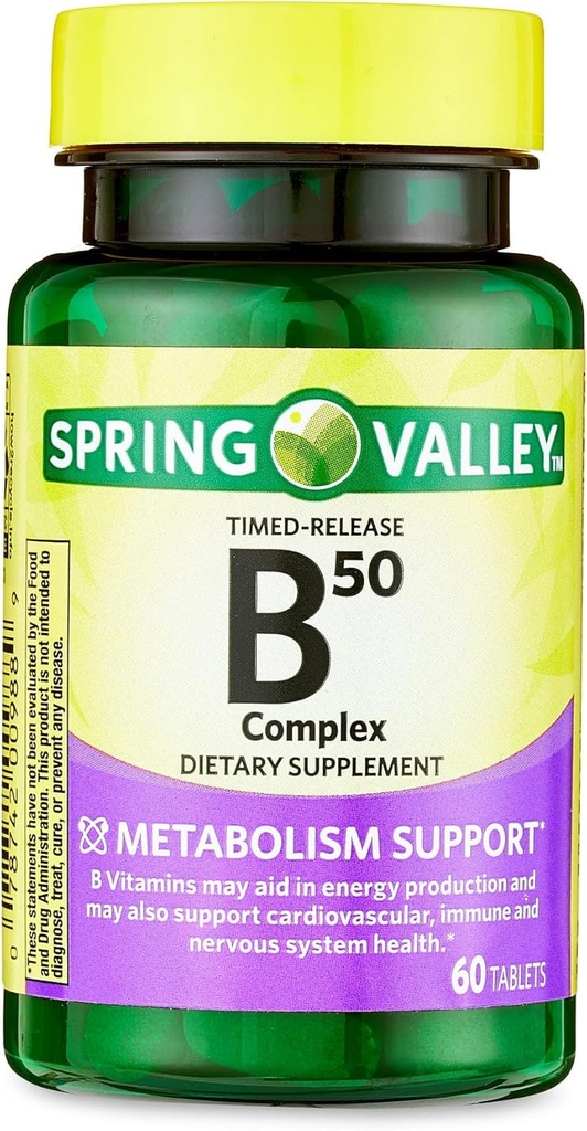B-50 Complex Timed- Rilis Tablet Dieter Tambahan, 60 Cacah