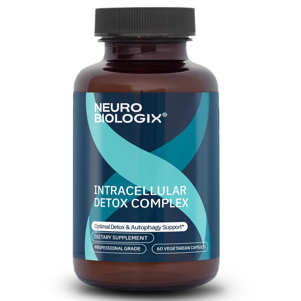 Dukungan Detoksin Intraseluler - Advanced Antiokhidant & Energy Suplemen - Mendukung Detox dan Pertahanan Cellular, Keseimbangan Metabolik & Umur Panjang dengan Aktivator NRF2, Turmeric, Piperine & Glutathione - 60Caps