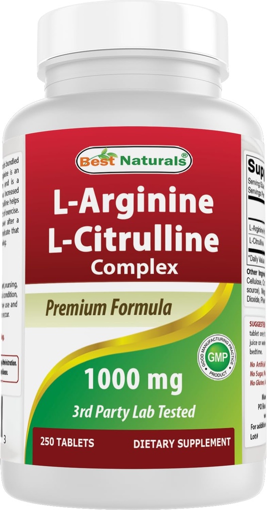 L- Arginine L- Citruline Complex Tablet, 250 Cacah