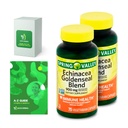 Echinacea Goldenseal Blend Dietary Supplemen, 900 mg, 75 Ct Bundle dengan Eksklusif Vitamin & Minevent A sampai Z - Lebih baik Ligth & Spring Guide @ (3 Items)