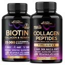 NUTRAHARMONY Biotin, Kertin & Collagen Capsules