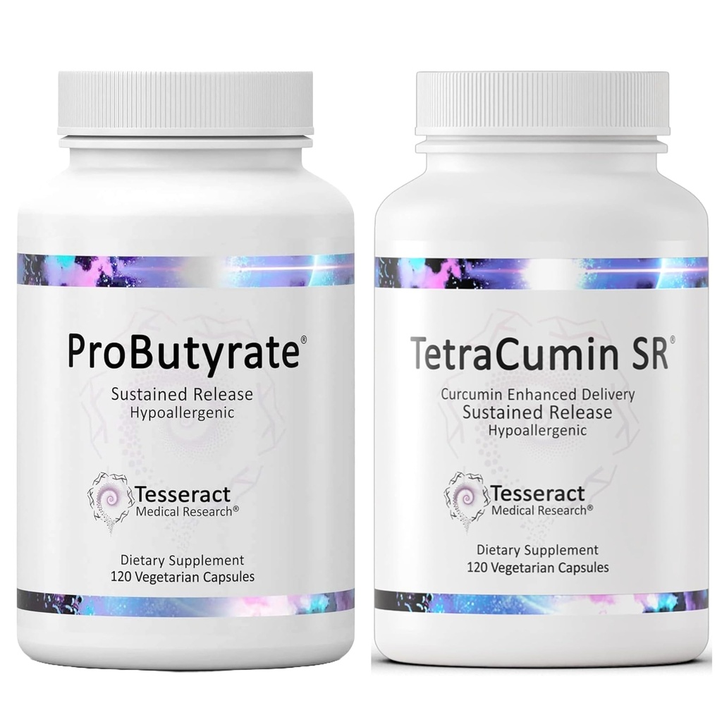 Tesseract Medical Research Probutyrate Gut Health Supplement, Butyric Acid Complex & TetraCumin SR Journing Suppplemen
