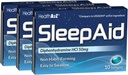 HealtA2Z ® Sleep Aid 124; Diphenhydramine HCL 50mg 124; Softgels 124; Mendukung Deeper Restful Sleeping 124; 10 Counts (Paket 3)