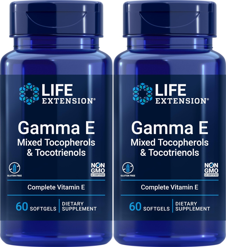Ekstensi Hidup Gamma E Campuran Tocopherol & Tocotrienol 60 Softgels (Kemasan 2)