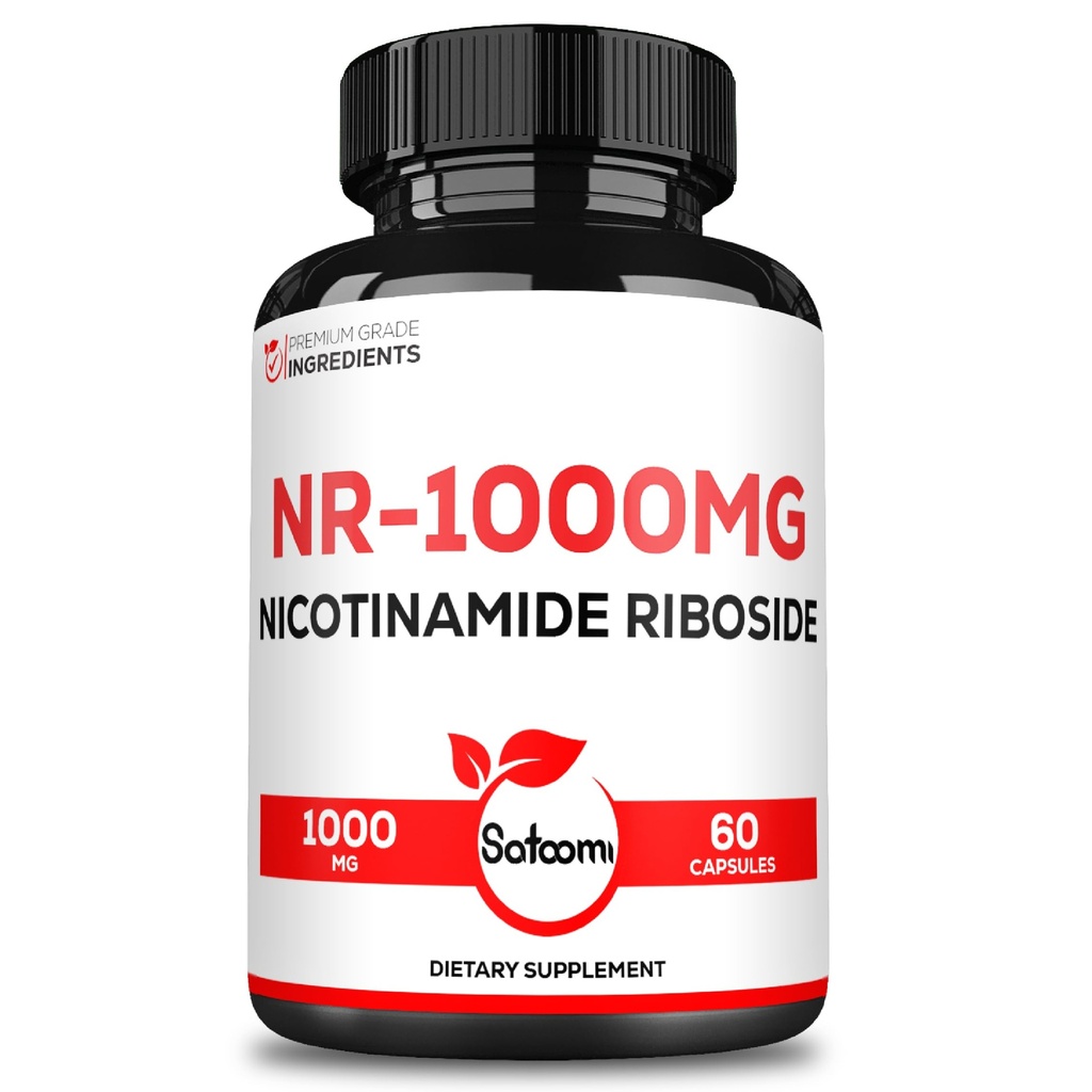 Satoomi NAD Nicotinamide Riboside - NR Tambahan 10000mg - 60 Count selama 30 Hari