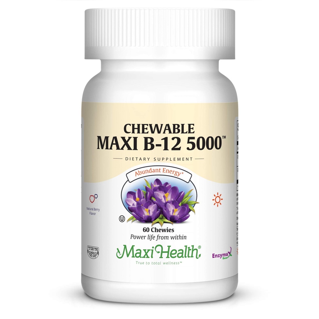 Maxi B-12 5000 60 Tablet Chewable