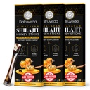 Himalaya Shilajit Honey Sticks for Men & Women - 75% + Fulvic Acid & Trace Minerals - Raw Honey, Saffron & Himalaya Shilajit Resin - Stamina, Performance & Energy Support - (Paket 30)