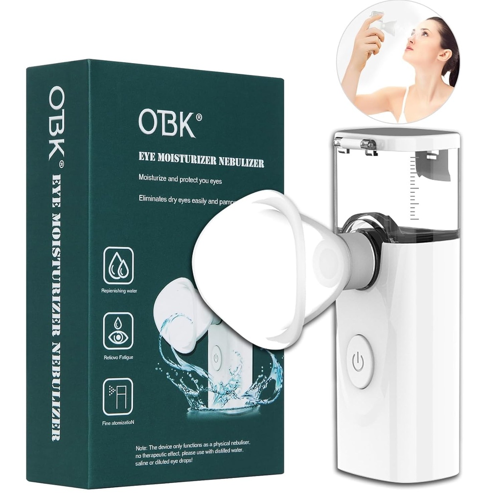 OTBK Nano Mist, Eye and Face Humidification, Terapi Uap Mata Kering, Terapi Kabut Dingin, Perlu Kompres Panas Bisa Air Panas, Konvenient untuk Gunakan, Mudah Untuk Membawa