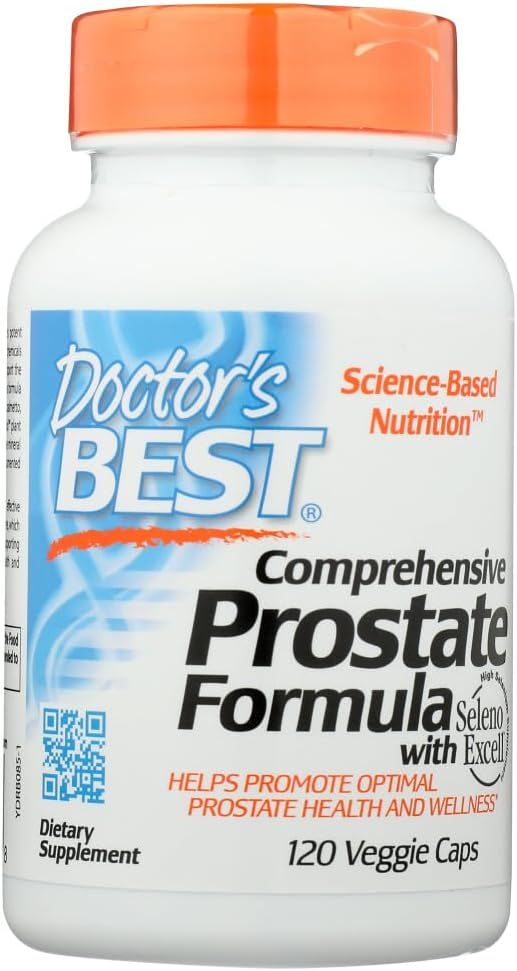 Doctor 's Best Comprehensive Prostate Formula, Veggie Caps, 120- Count (Paket 3)